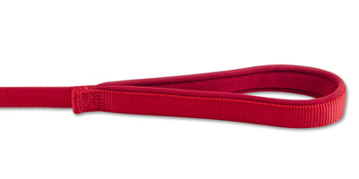 Ancol Viva Nylon Padded Snap Lead Red 25mm X1.8m